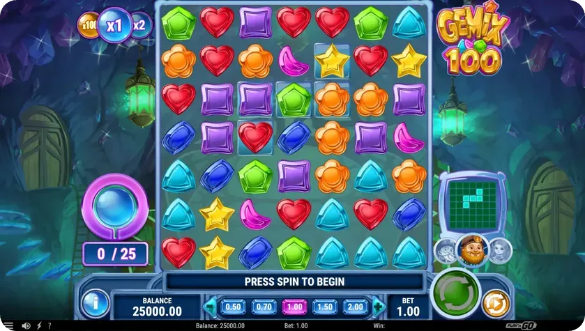 Gemix real money demo mode
